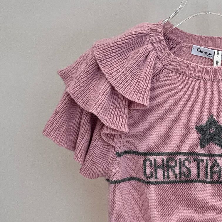 Dior Dior Star Logo Ruffled Knit Sweater FR 40 Size M / US 6-8 / IT 42-44 - 6 Thumbnail