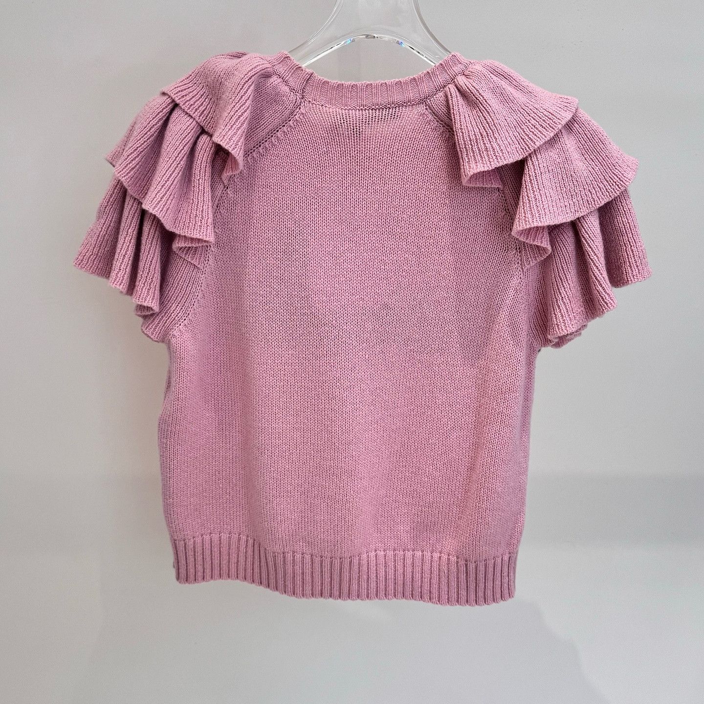 Dior Dior Star Logo Ruffled Knit Sweater FR 40 Size M / US 6-8 / IT 42-44 - 2 Thumbnail