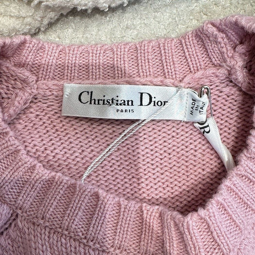 Dior Dior Star Logo Ruffled Knit Sweater FR 40 Size M / US 6-8 / IT 42-44 - 3 Thumbnail