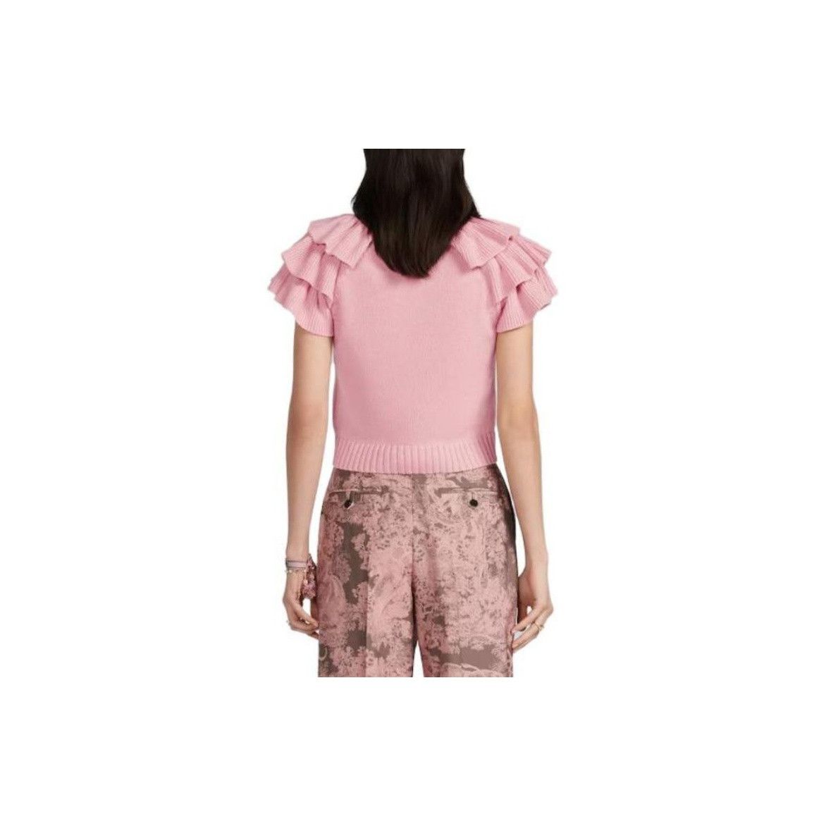 Dior Dior Star Logo Ruffled Knit Sweater FR 40 Size M / US 6-8 / IT 42-44 - 13 Thumbnail
