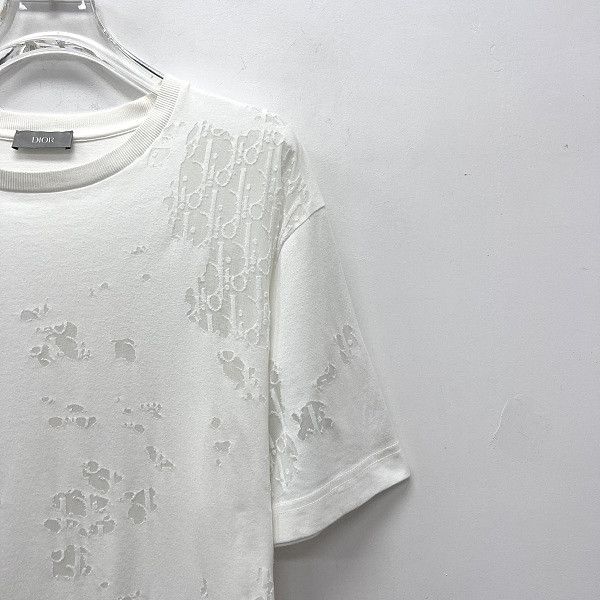 Dior Dior Oblique Jacquard Short Sleeve T-Shirt Size M Size US M / EU 48-50 / 2 - 5 Thumbnail