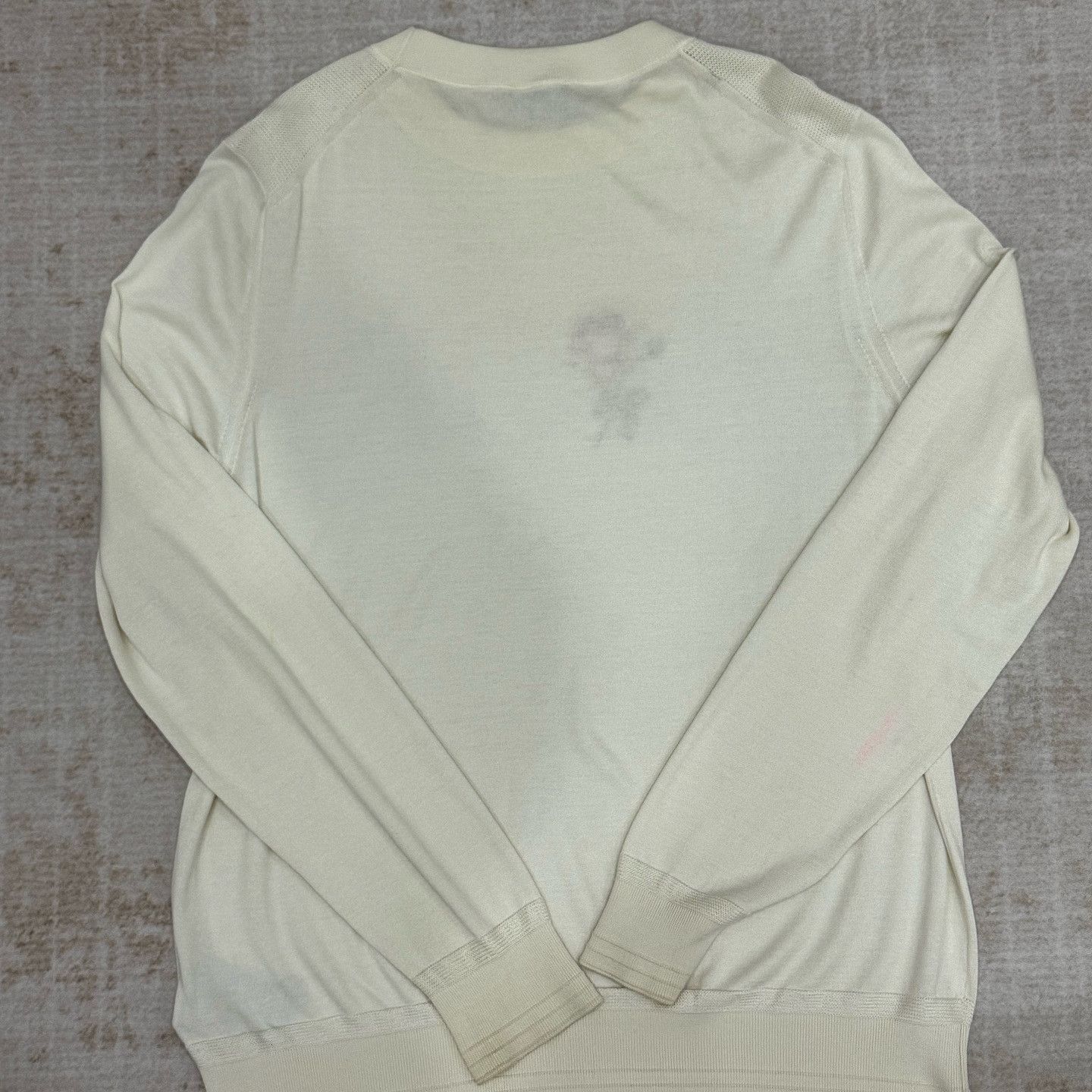Dior Dior Rose Logo Knit Sweater White Size M Size US M / EU 48-50 / 2 - 2 Thumbnail