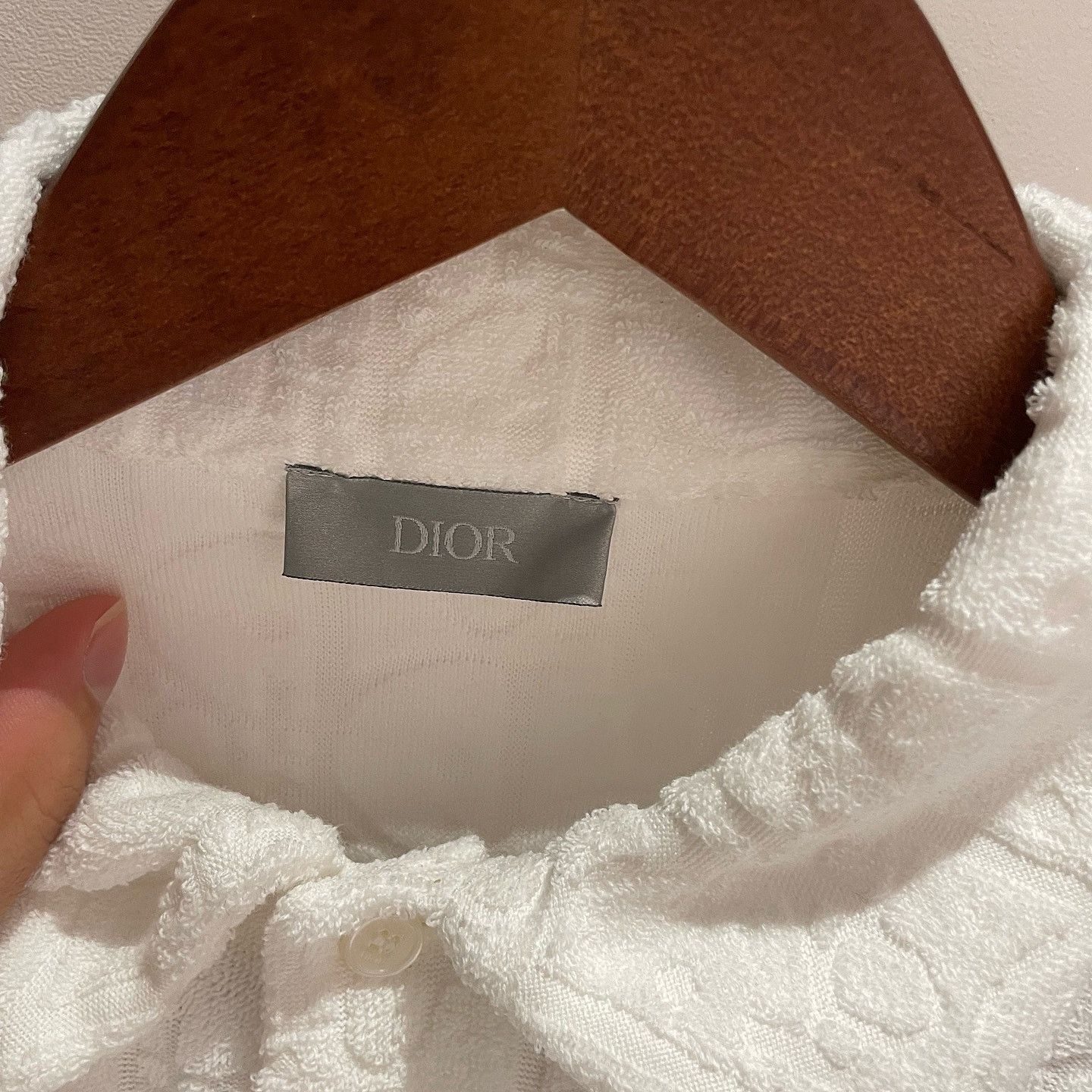 Dior Dior Oblique Jacquard Polo Shirt Size S Size US S / EU 44-46 / 1 - 3 Thumbnail