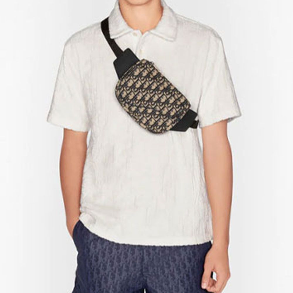 Dior Dior Oblique Jacquard Polo Shirt Size S Size US S / EU 44-46 / 1 - 8 Thumbnail