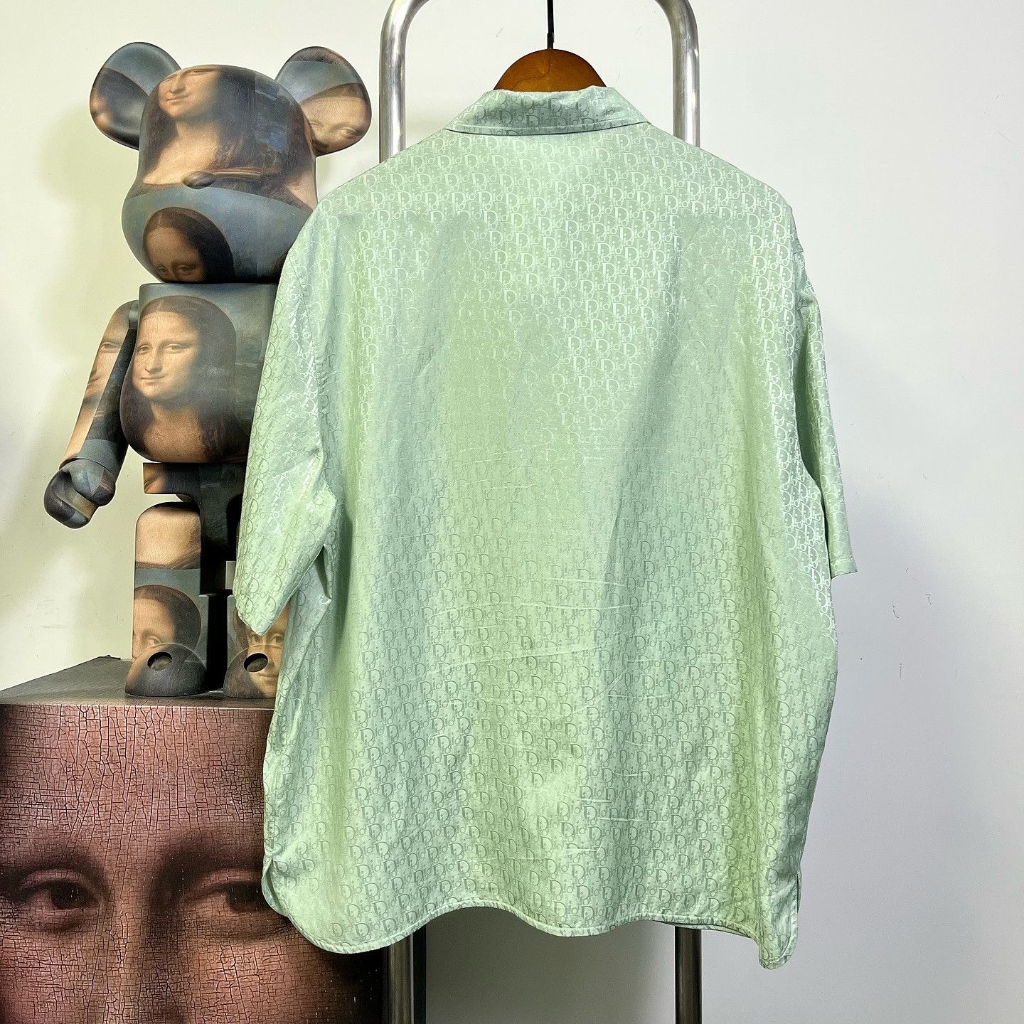Dior Dior Oblique Silk Blend Button Up Shirt Size XL Size US XL / EU 56 / 4 - 2 Thumbnail