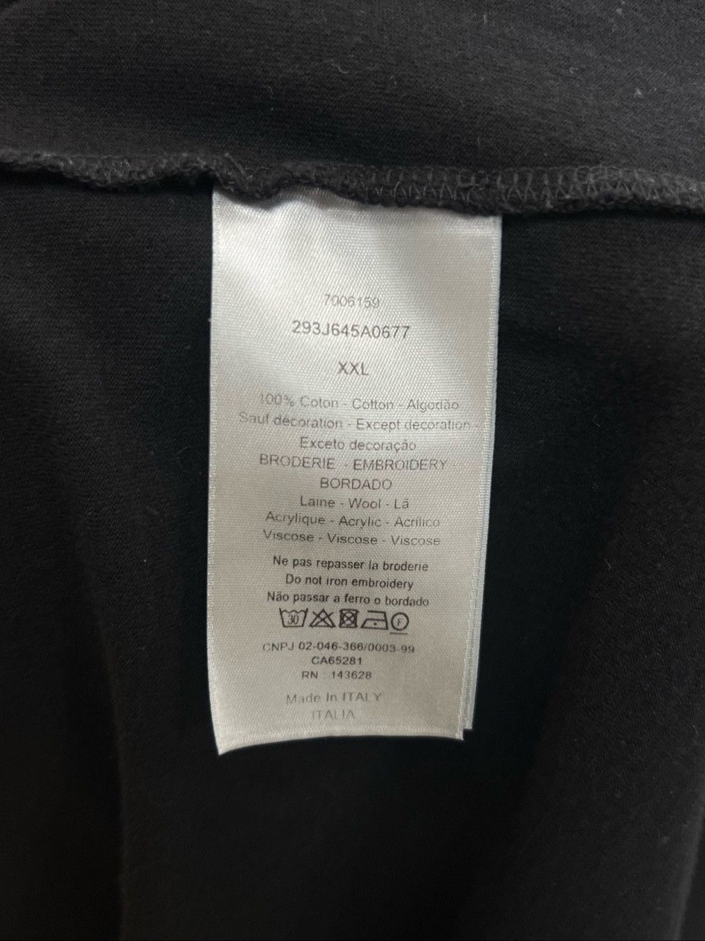 Dior Dior Atelier Logo Pocket T-Shirt Size XXL Size US XXL / EU 58 / 5 - 4 Thumbnail