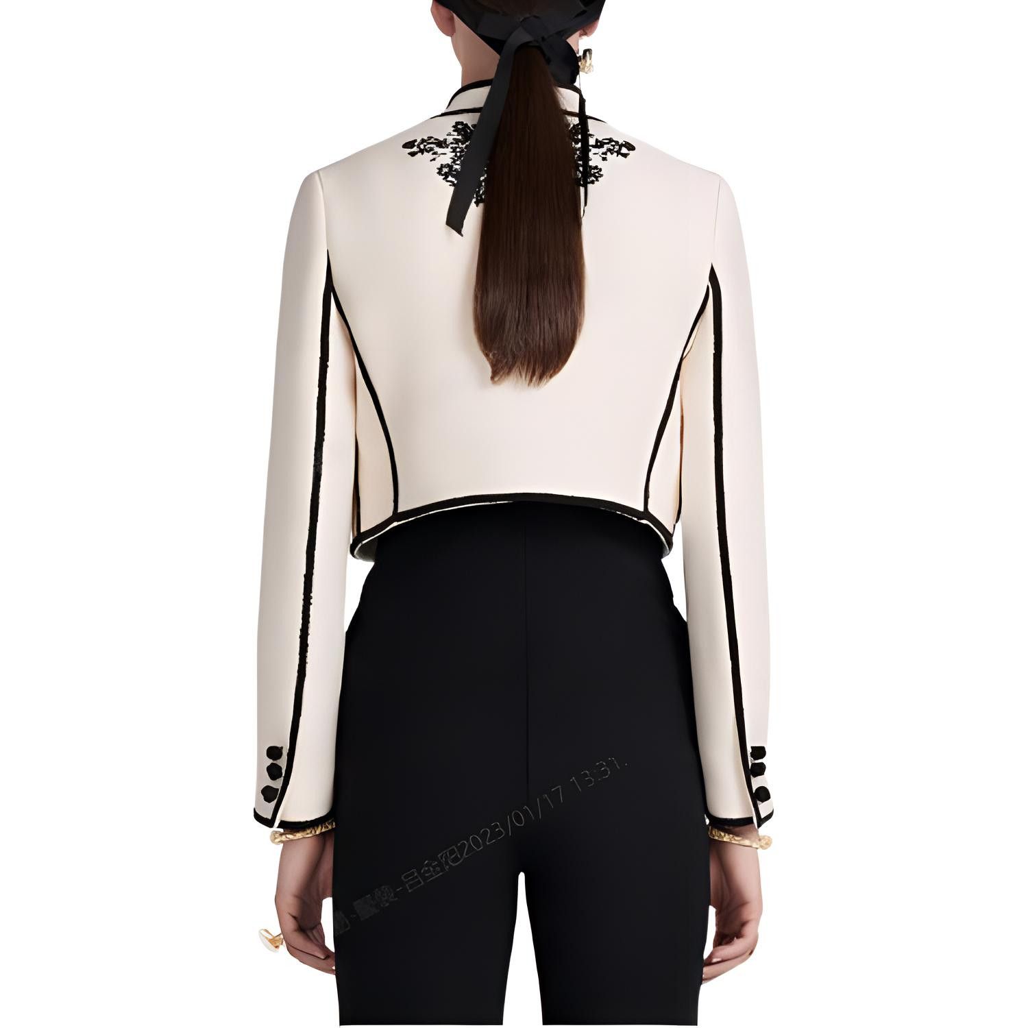 Dior Dior Embroidered Wool Jacket Size FR 34 Size XS / US 0-2 / IT 36-38 - 8 Thumbnail