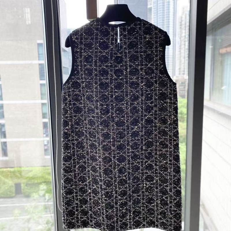 Dior Dior Cannage Tweed Dress Size 38 Size S / US 4 / IT 40 - 2 Thumbnail