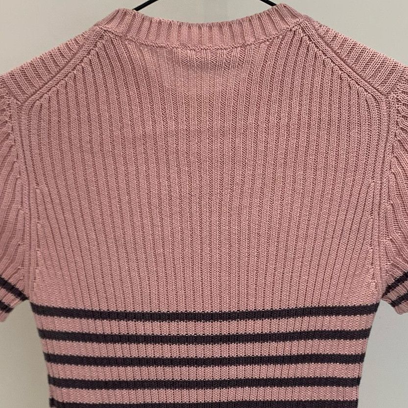 Dior Dior Logo Striped Knit Sweater Size 36 Size XS / US 0-2 / IT 36-38 - 7 Thumbnail