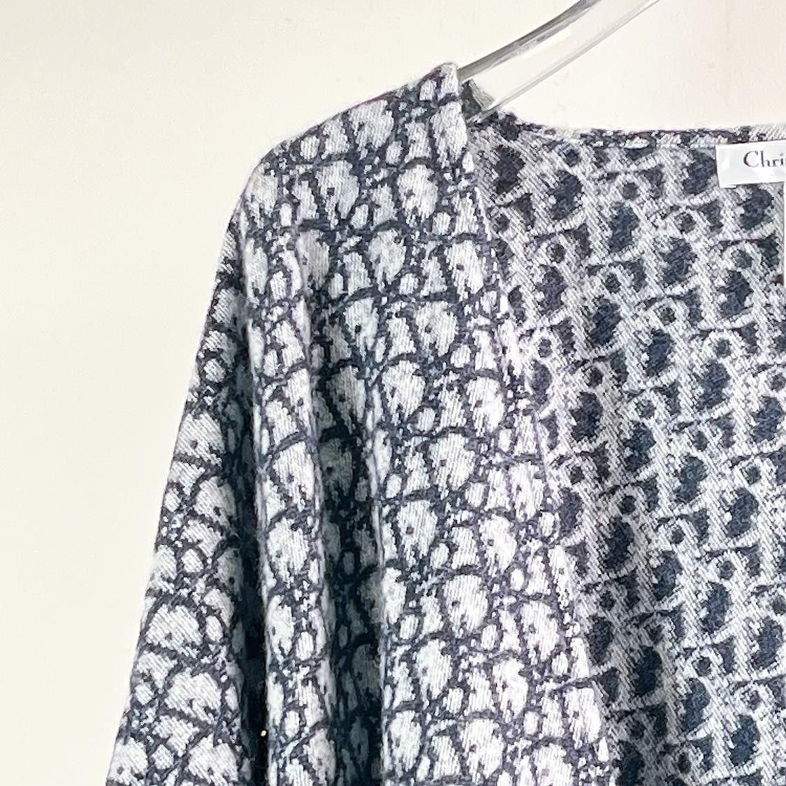 Dior Christian Dior Oblique Cashmere Shawl Size ONE SIZE - 6 Thumbnail