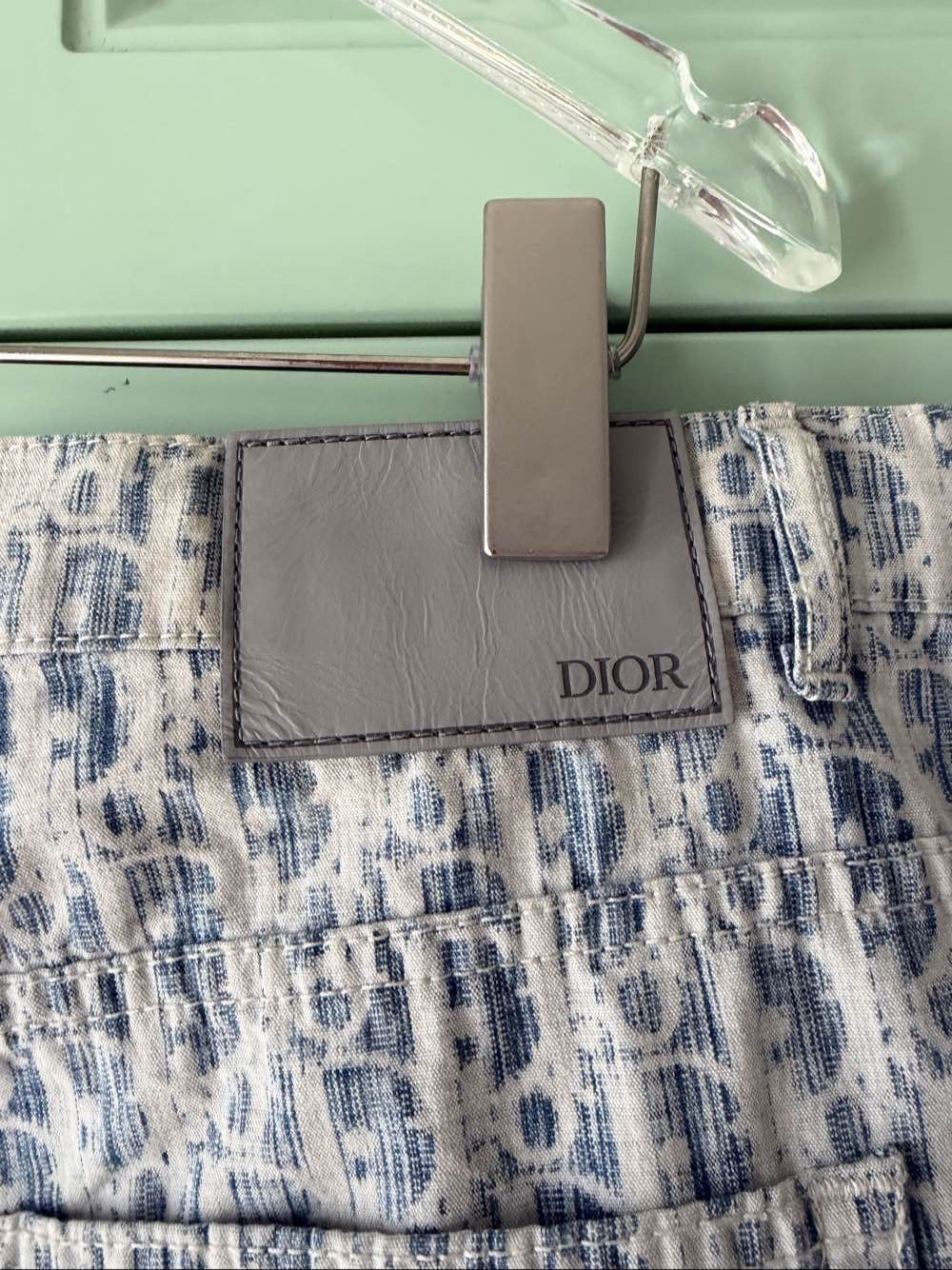 Dior Dior Oblique Print Denim Jeans Size 32 Size US 32 / EU 48 - 8 Thumbnail