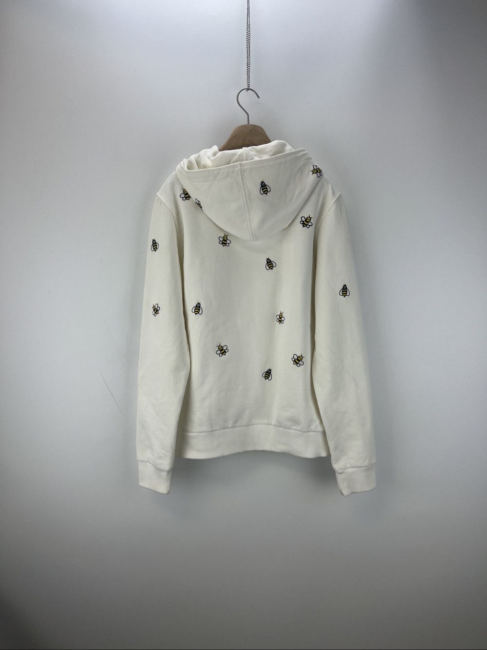 Dior Dior Bee Embroidery Zip Hoodie White Size M Size US M / EU 48-50 / 2 - 2 Thumbnail