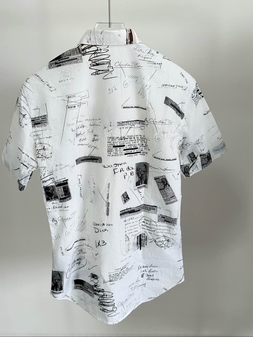 Dior Dior Newspaper Bee Print Shirt Size S Size US S / EU 44-46 / 1 - 2 Thumbnail