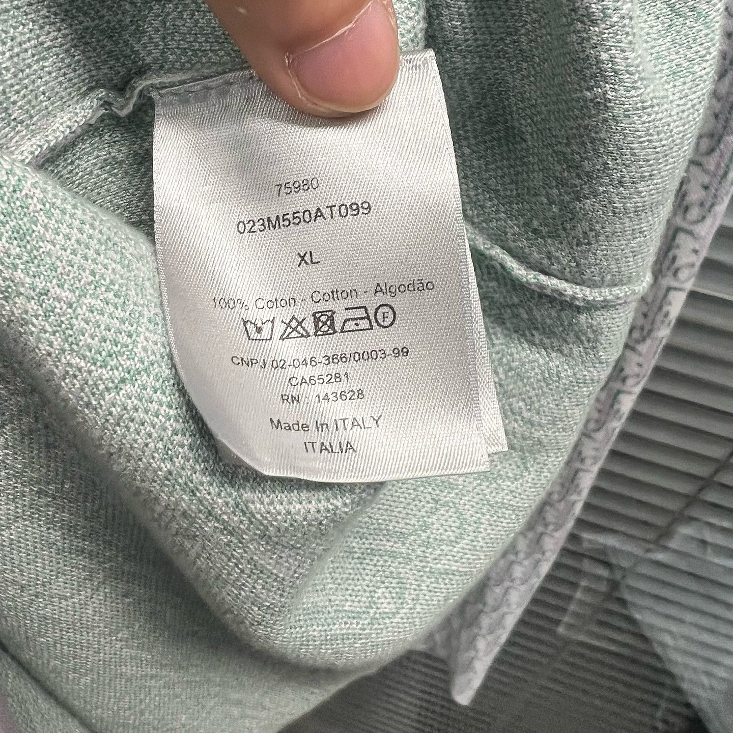 Dior Dior Oblique Monogram Knit Button Up Shirt XL Size US XL / EU 56 / 4 - 4 Thumbnail
