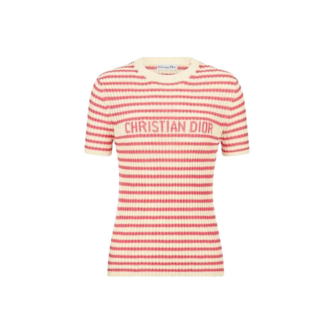 Dior Dior Striped Logo Knit Top Size 42 Size M / US 6-8 / IT 42-44 - 6 Thumbnail