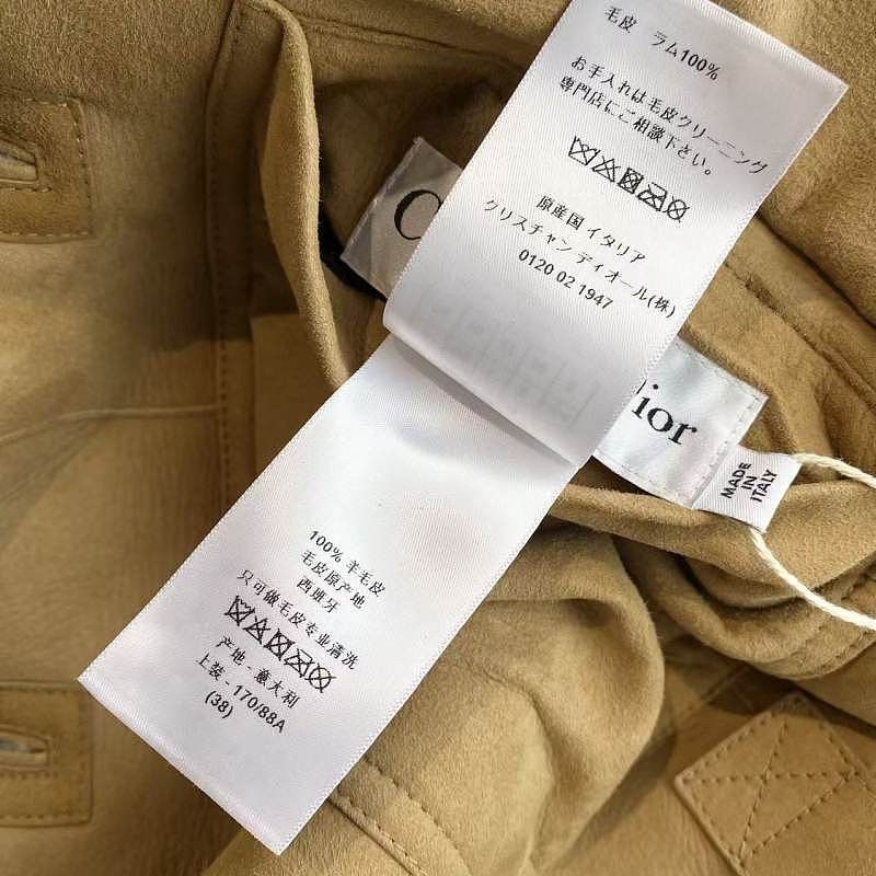 Dior Dior Shearling Lined Coat Size 38 Size S / US 4 / IT 40 - 4 Thumbnail