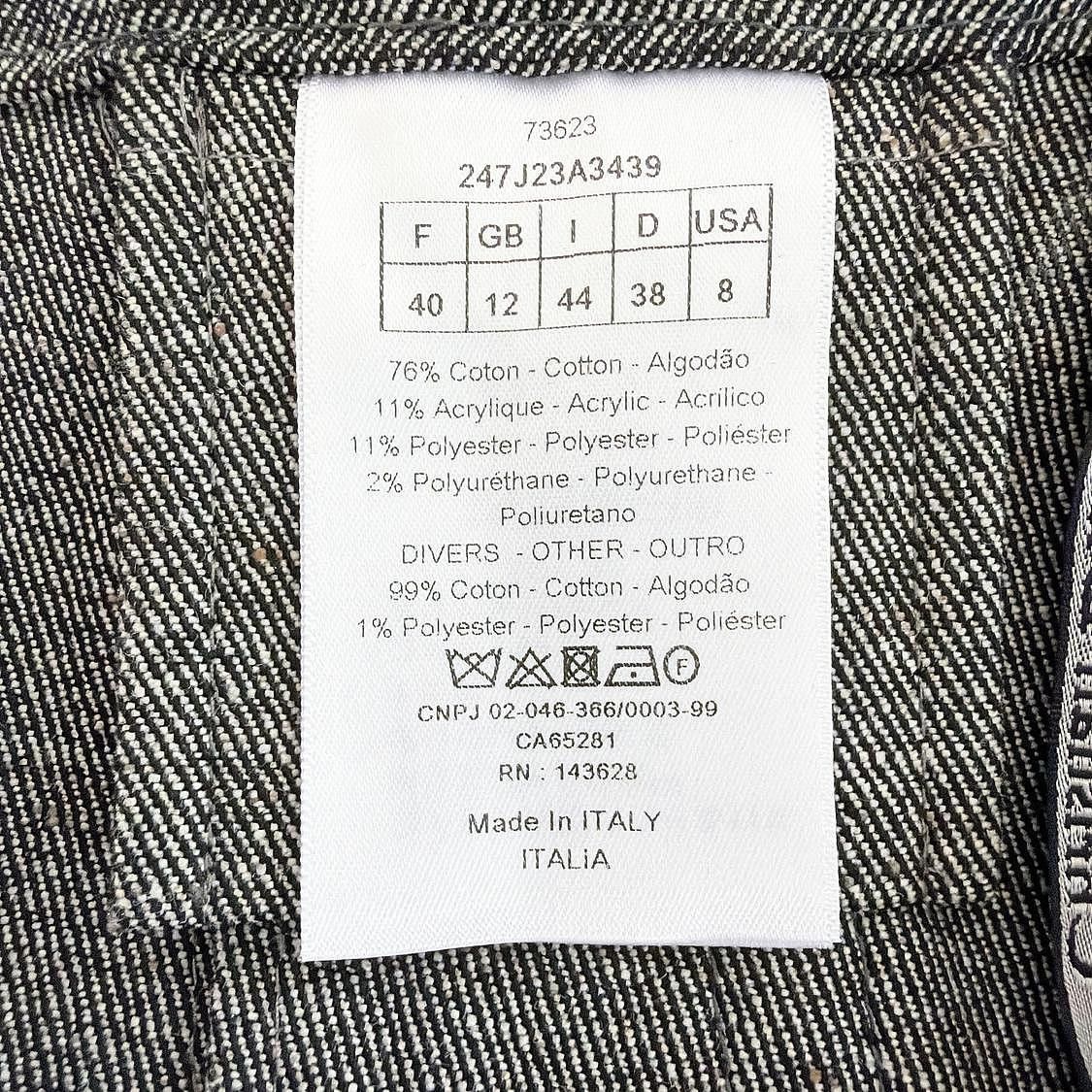 Dior Dior Textured Mini Skirt Size 40 Size 28" / US 6 / IT 42 - 4 Thumbnail