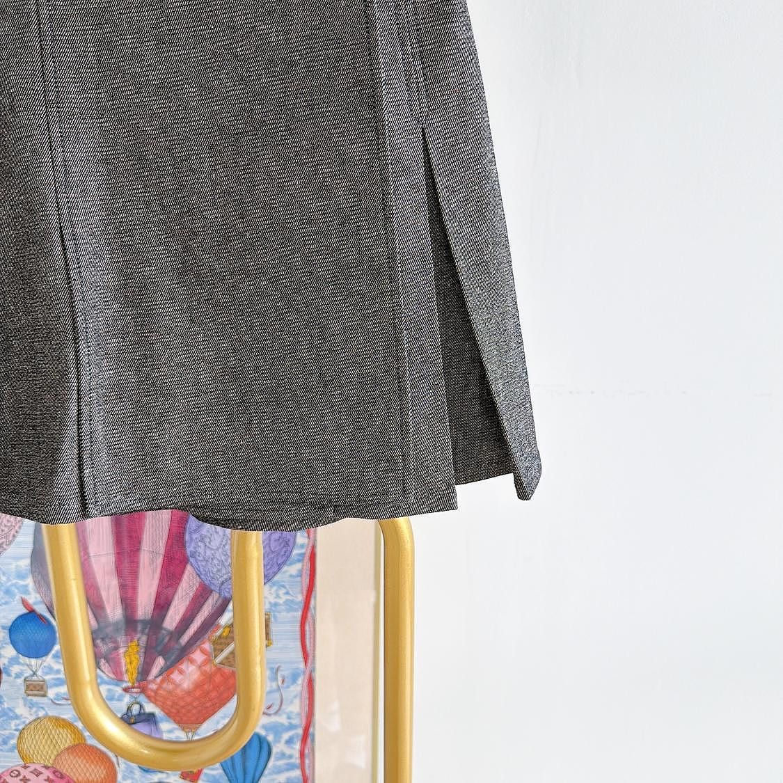Dior Dior Textured Mini Skirt Size 40 Size 28" / US 6 / IT 42 - 6 Thumbnail