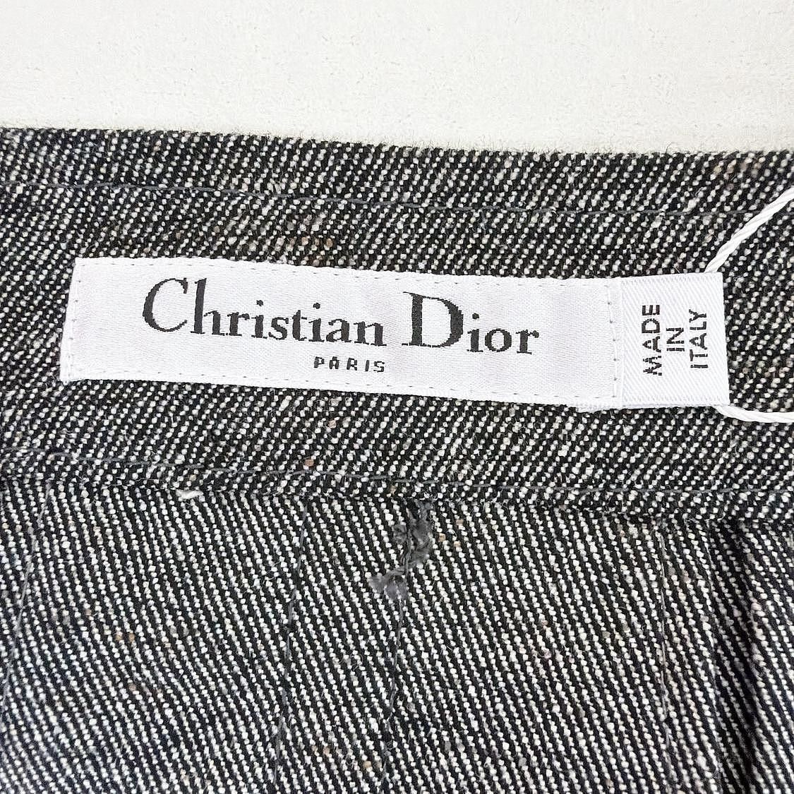 Dior Dior Textured Mini Skirt Size 40 Size 28" / US 6 / IT 42 - 3 Thumbnail