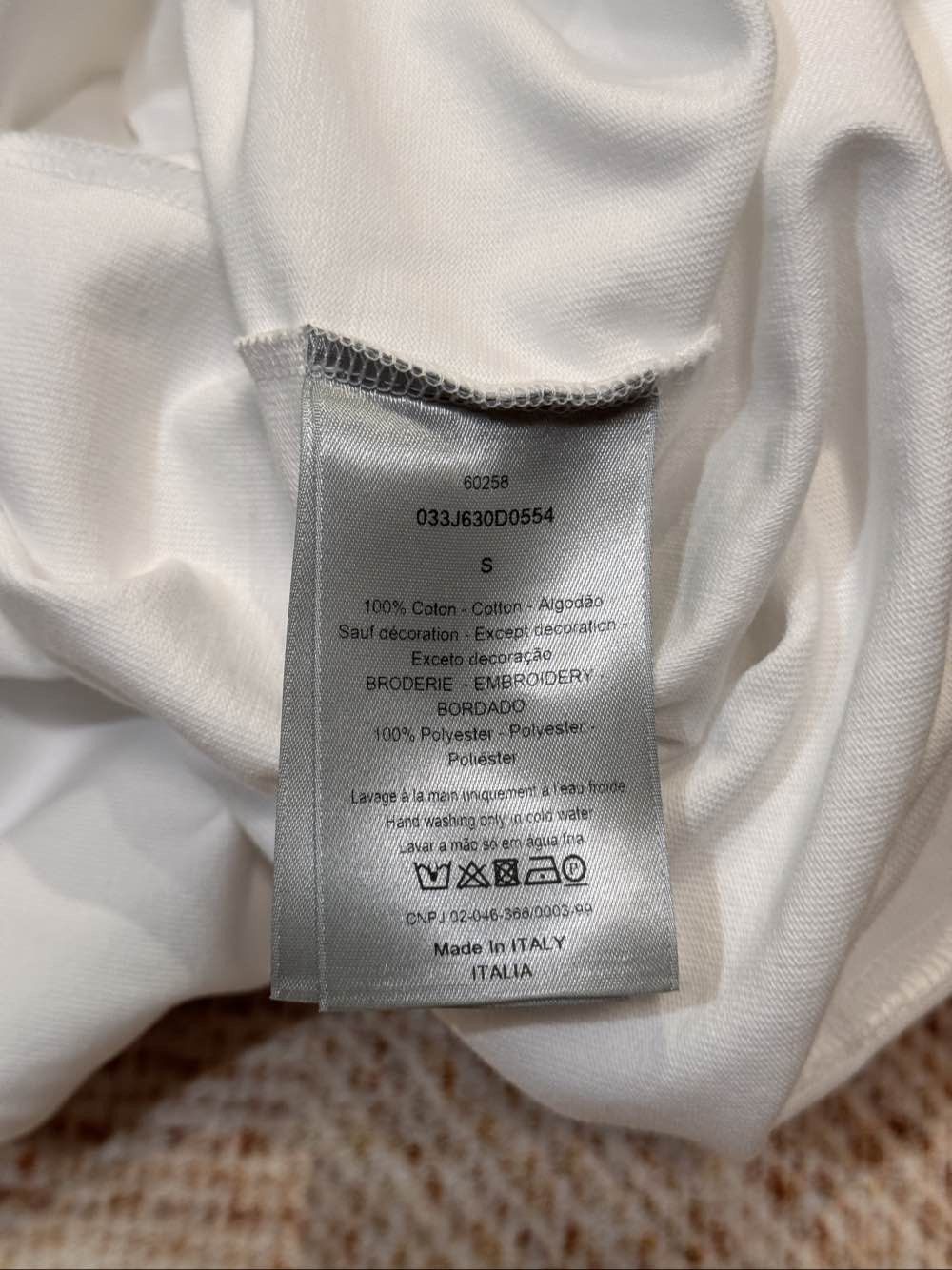 Dior Dior Bee Embroidery Mock Neck T-Shirt Size S Size US S / EU 44-46 / 1 - 4 Thumbnail