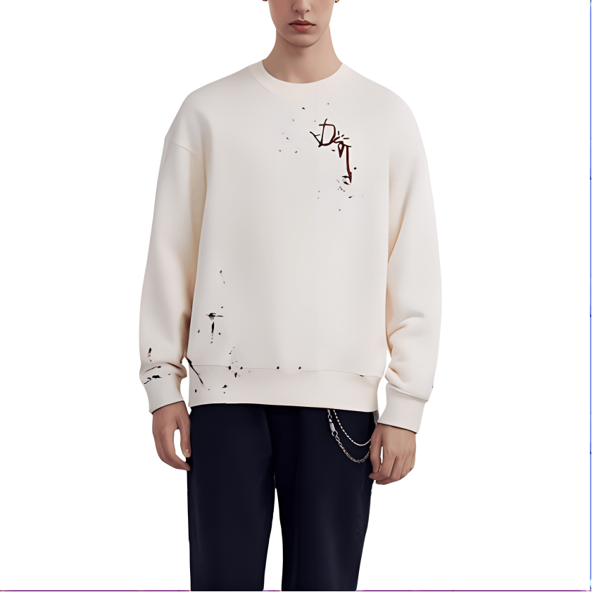 Dior Dior x Travis Scott Paint Splatter Sweatshirt Size XS Size US XS / EU 42 / 0 - 7 Thumbnail