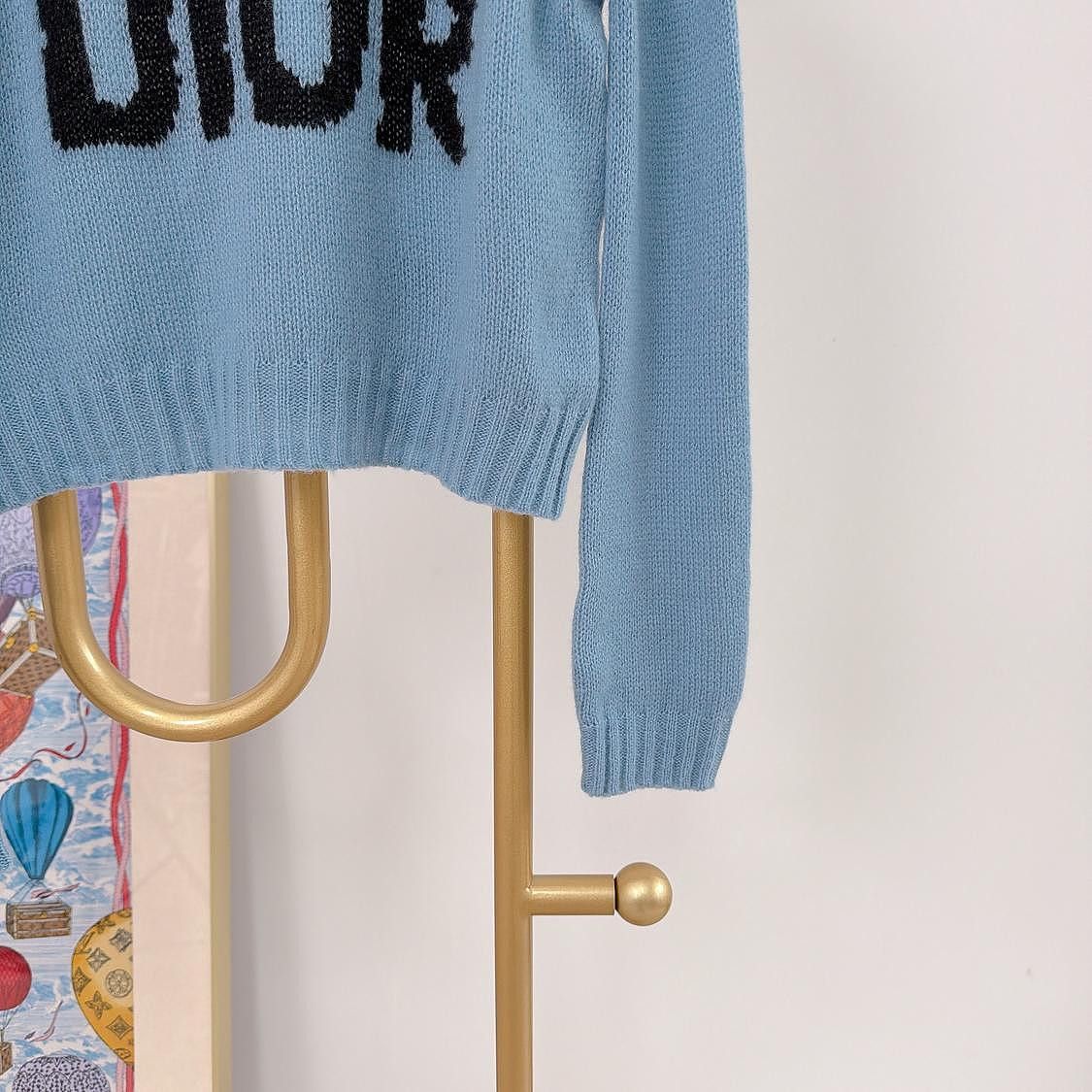Dior Dior Miss Dior Logo Cashmere Silk Sweater Size 34 Size XS / US 0-2 / IT 36-38 - 6 Thumbnail