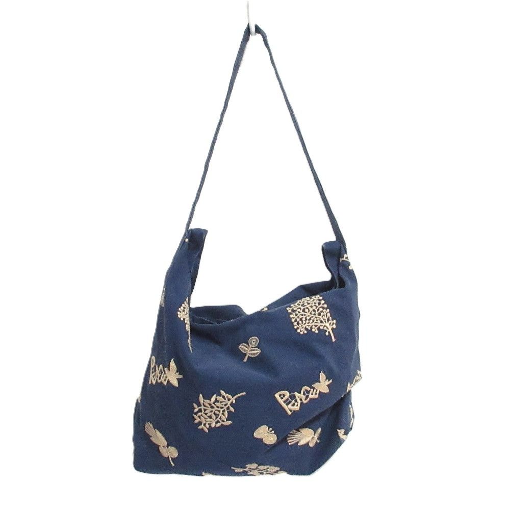 mina perhonen Mina Perhonen mina perhonen forest parade canvas shoulder bag Textile Crossbody Bag DUTY FREE for USA Size ONE SIZE - 3 Thumbnail