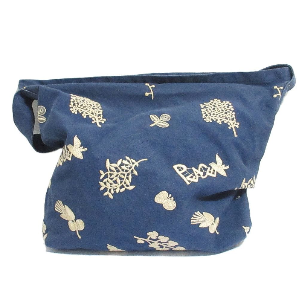 mina perhonen Mina Perhonen mina perhonen forest parade canvas shoulder bag Textile Crossbody Bag DUTY FREE for USA Size ONE SIZE - 2 Thumbnail