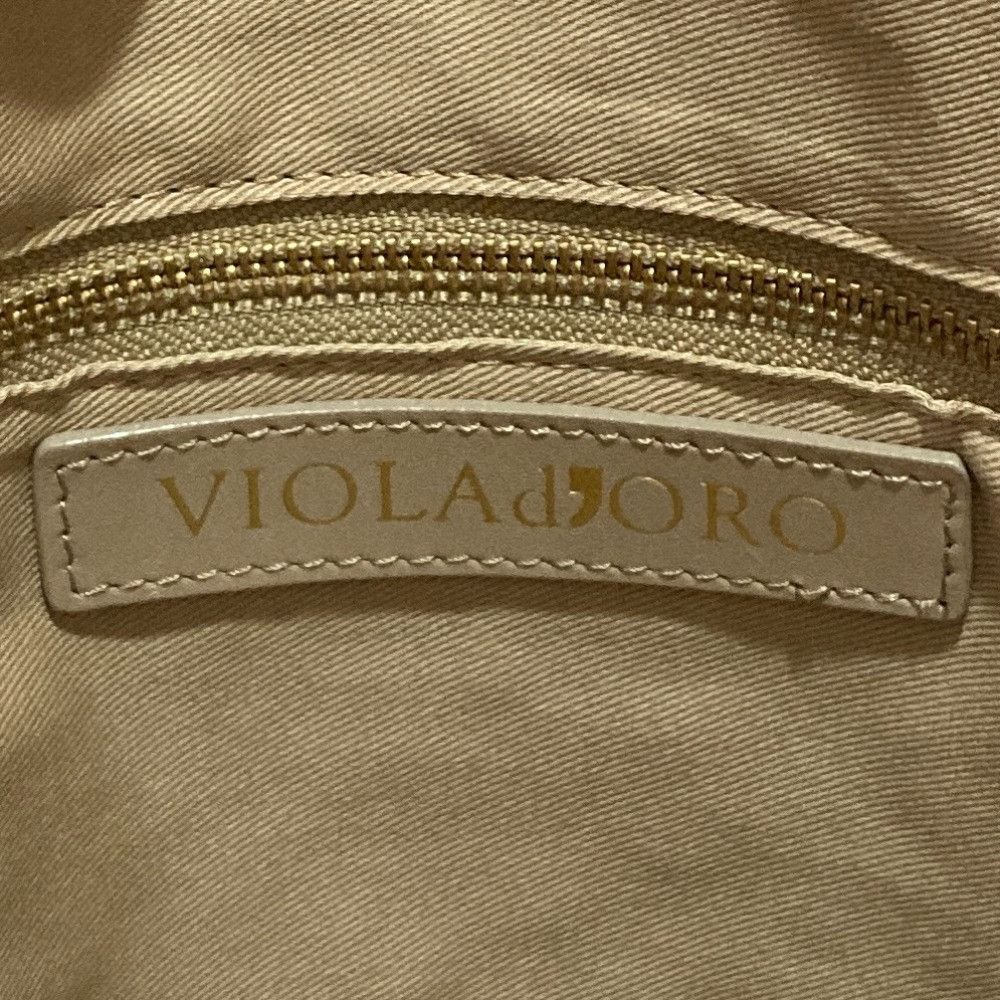 Other Other VIOLA d'ORO Leather Raffia Tote Bag Plant-based Tote Bag DUTY FREE for USA Size ONE SIZE - 11 Thumbnail