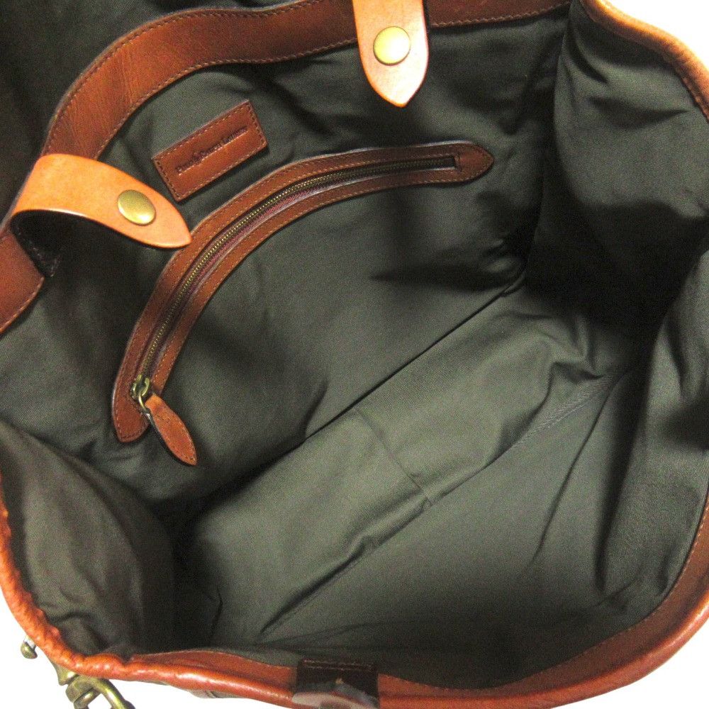 Ralph Lauren Ralph Lauren Polo Ralph Lauren Leather Canvas 2way Messenger Bag Leather Shoulder Bag DUTY FREE for USA Size ONE SIZE - 6 Thumbnail