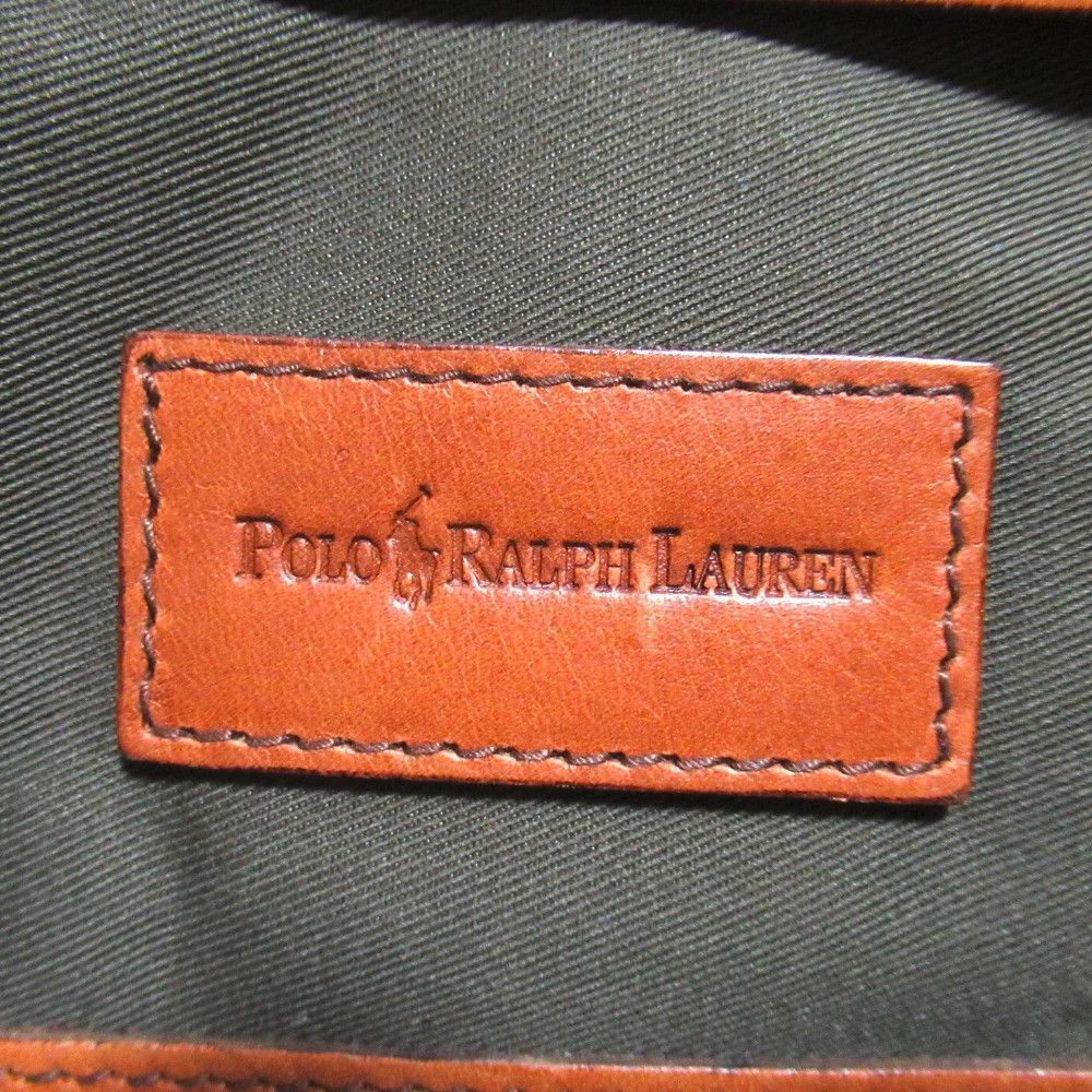 Ralph Lauren Ralph Lauren Polo Ralph Lauren Leather Canvas 2way Messenger Bag Leather Shoulder Bag DUTY FREE for USA Size ONE SIZE - 9 Thumbnail
