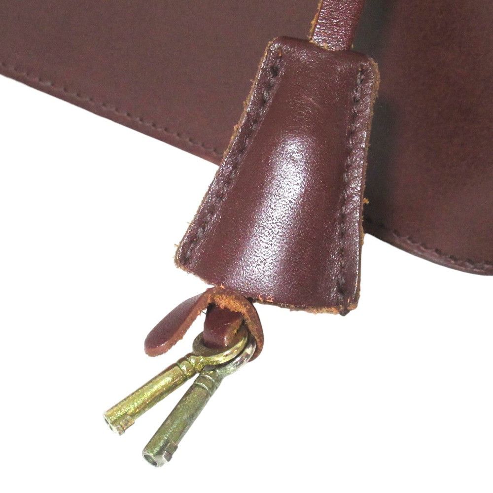 Other Other J&M Davidson Bridle Leather Flap Handbag Leather Handbag DUTY FREE for USA Size ONE SIZE - 5 Thumbnail