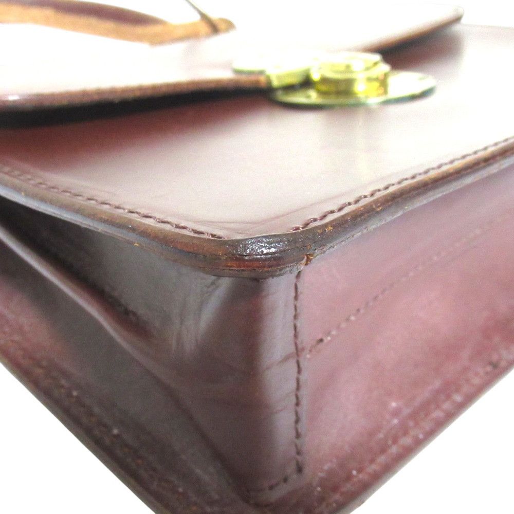 Other Other J&M Davidson Bridle Leather Flap Handbag Leather Handbag DUTY FREE for USA Size ONE SIZE - 9 Thumbnail
