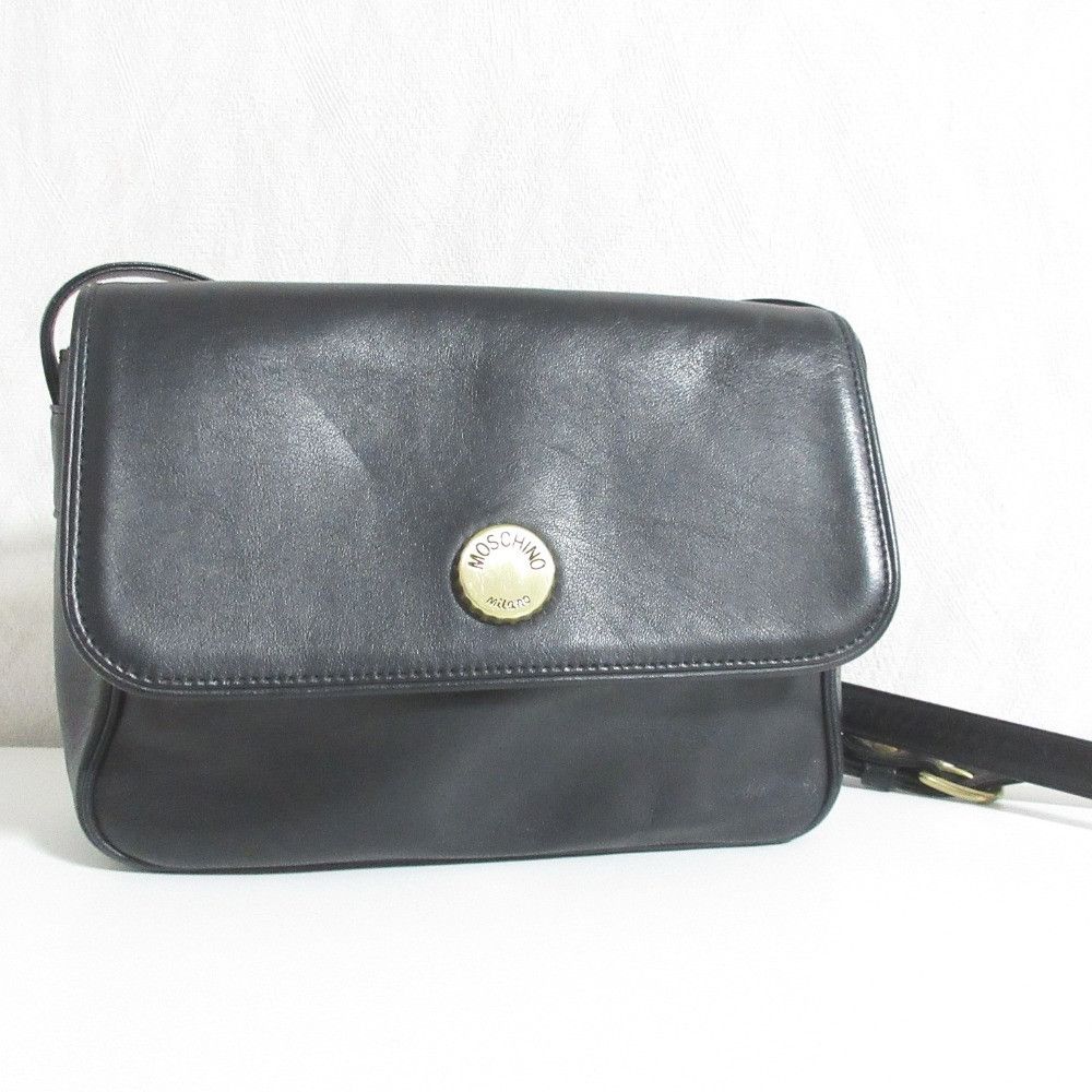 Moschino Moschino Moschino Bottle Opener Zip Leather Shoulder Bag Leather Shoulder Bag DUTY FREE for USA Size ONE SIZE - 2 Thumbnail