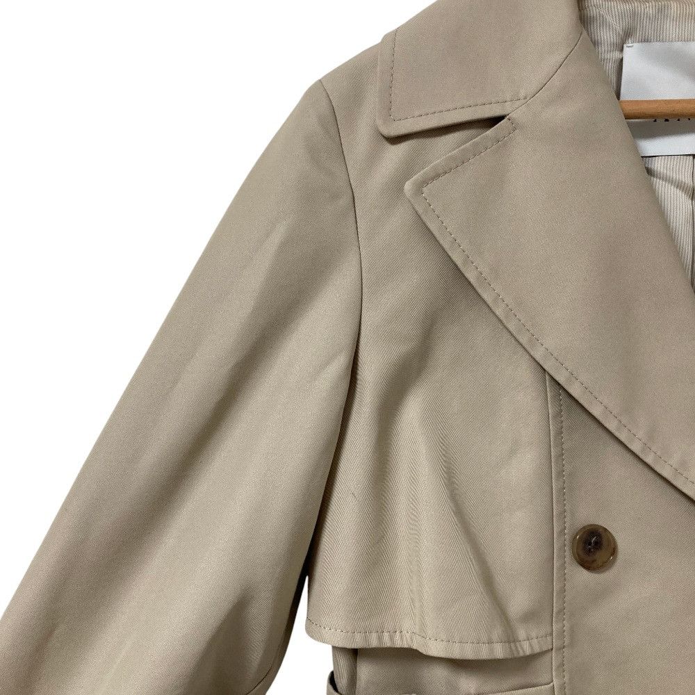 Other Other ANAYI Water Repellent Twill Trench Coat Textile Outerwear 10241717050 DUTY FREE for USA Size ONE SIZE - 5 Thumbnail