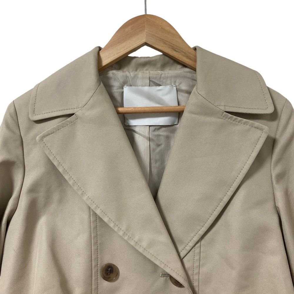 Other Other ANAYI Water Repellent Twill Trench Coat Textile Outerwear 10241717050 DUTY FREE for USA Size ONE SIZE - 4 Thumbnail
