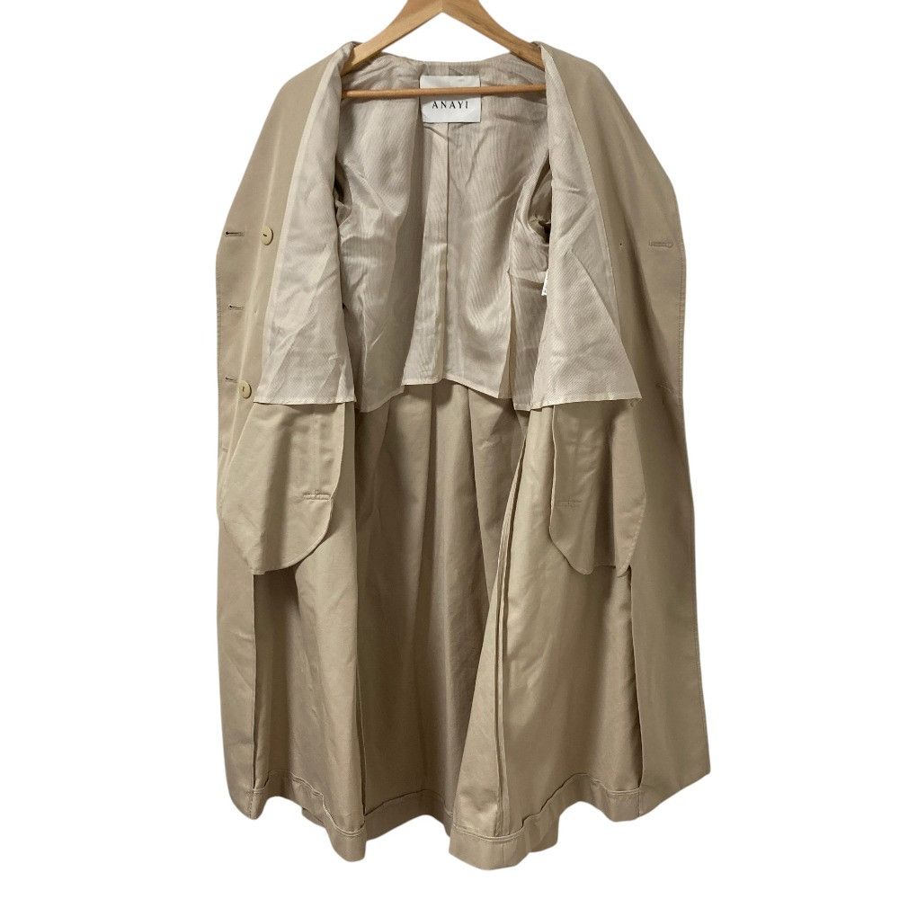 Other Other ANAYI Water Repellent Twill Trench Coat Textile Outerwear 10241717050 DUTY FREE for USA Size ONE SIZE - 3 Thumbnail