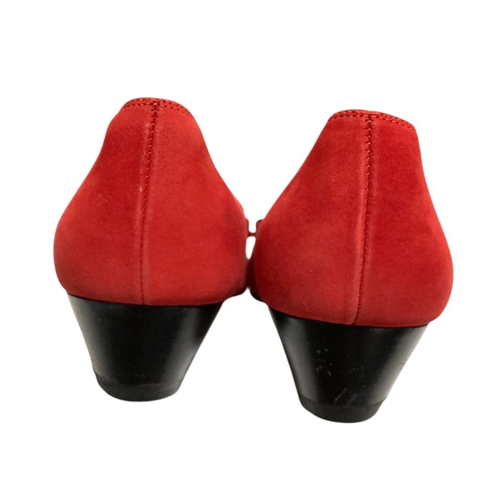 Salvatore Ferragamo Salvatore Ferragamo Salvatore Ferragamo Suede Vara Pumps Leather Shoes DUTY FREE for USA Size ONE SIZE - 3 Thumbnail