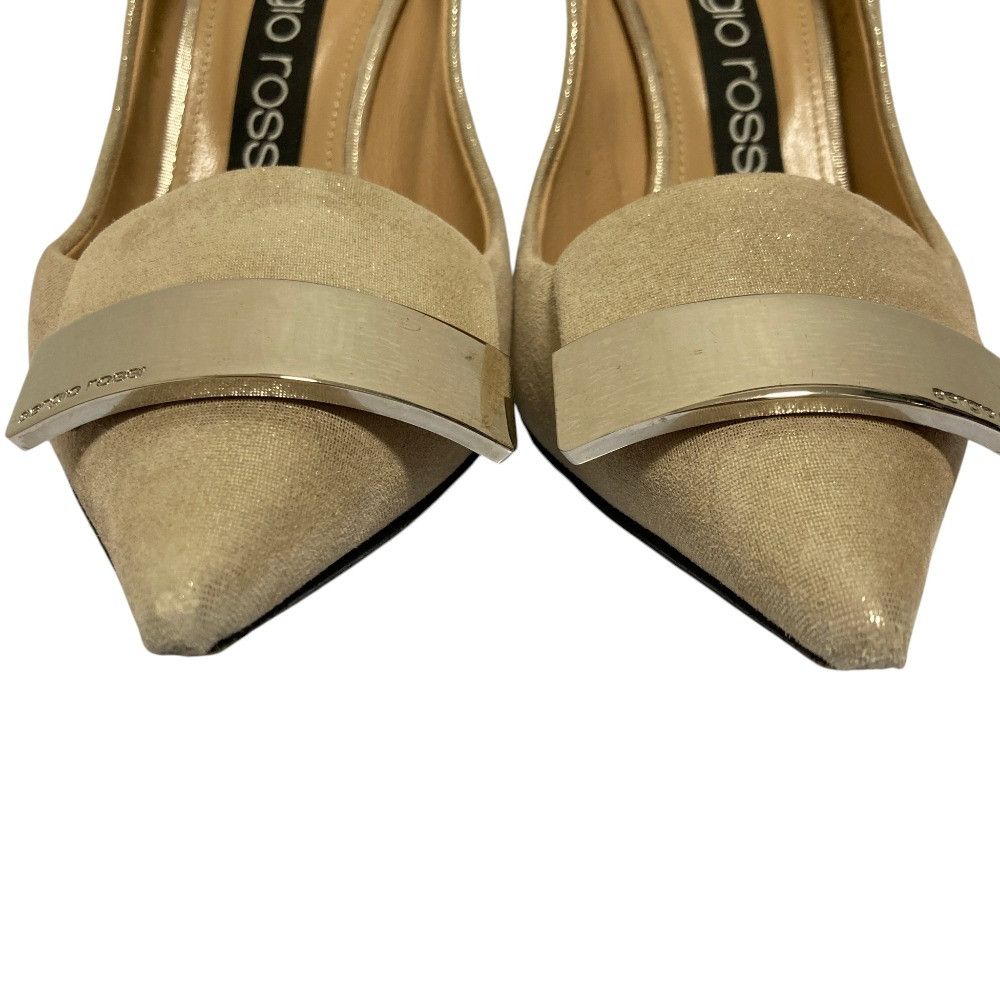 Other Other Sergio Rossi SR1 Leather Pumps Leather Shoes DUTY FREE for USA Size ONE SIZE - 10 Thumbnail