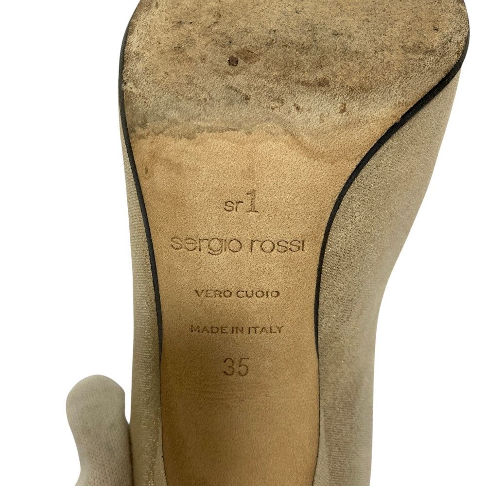 Other Other Sergio Rossi SR1 Leather Pumps Leather Shoes DUTY FREE for USA Size ONE SIZE - 8 Thumbnail