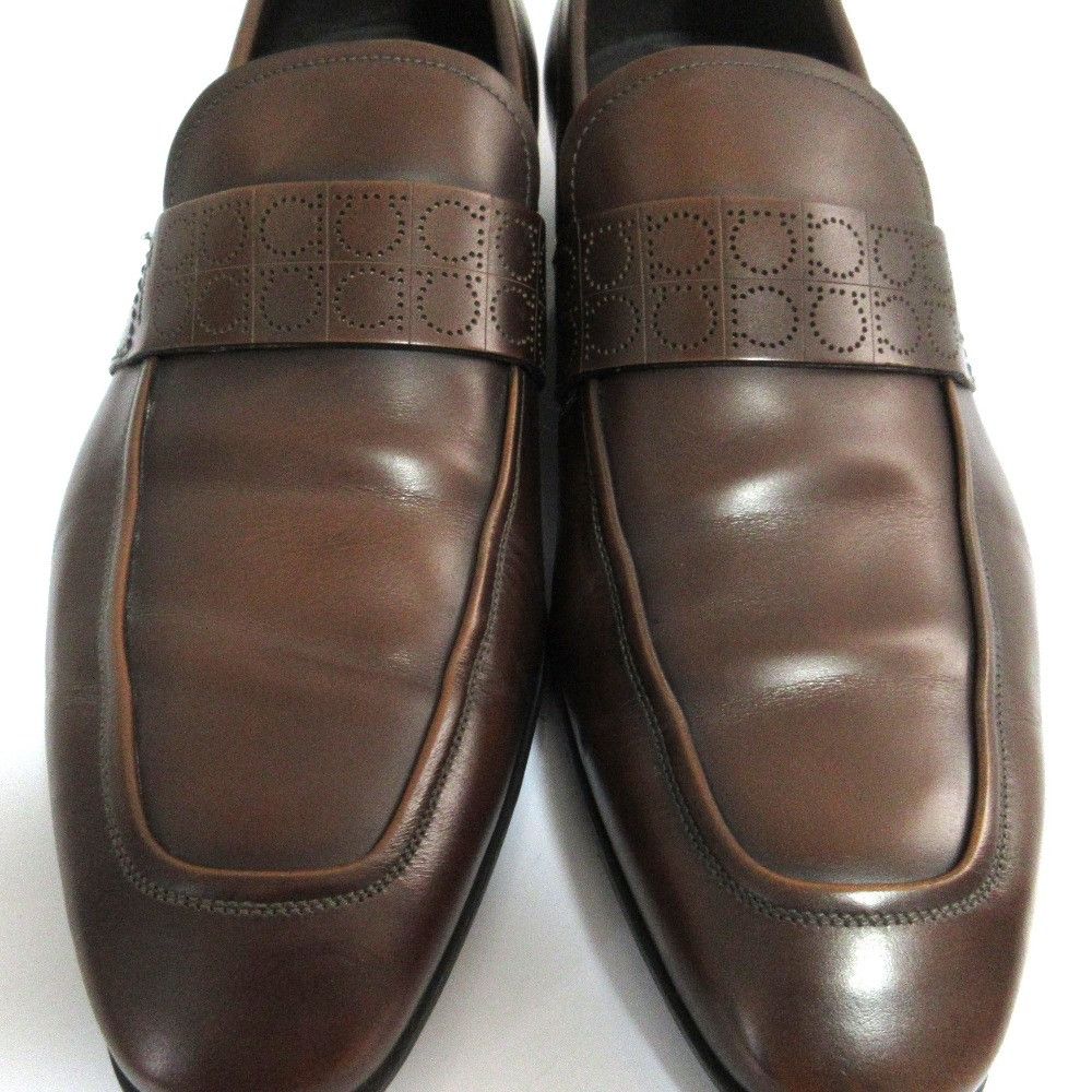 Salvatore Ferragamo Salvatore Ferragamo Salvatore Ferragamo Gancini Embossed Leather Loafers Leather Shoes DUTY FREE for USA Size ONE SIZE - 14 Thumbnail
