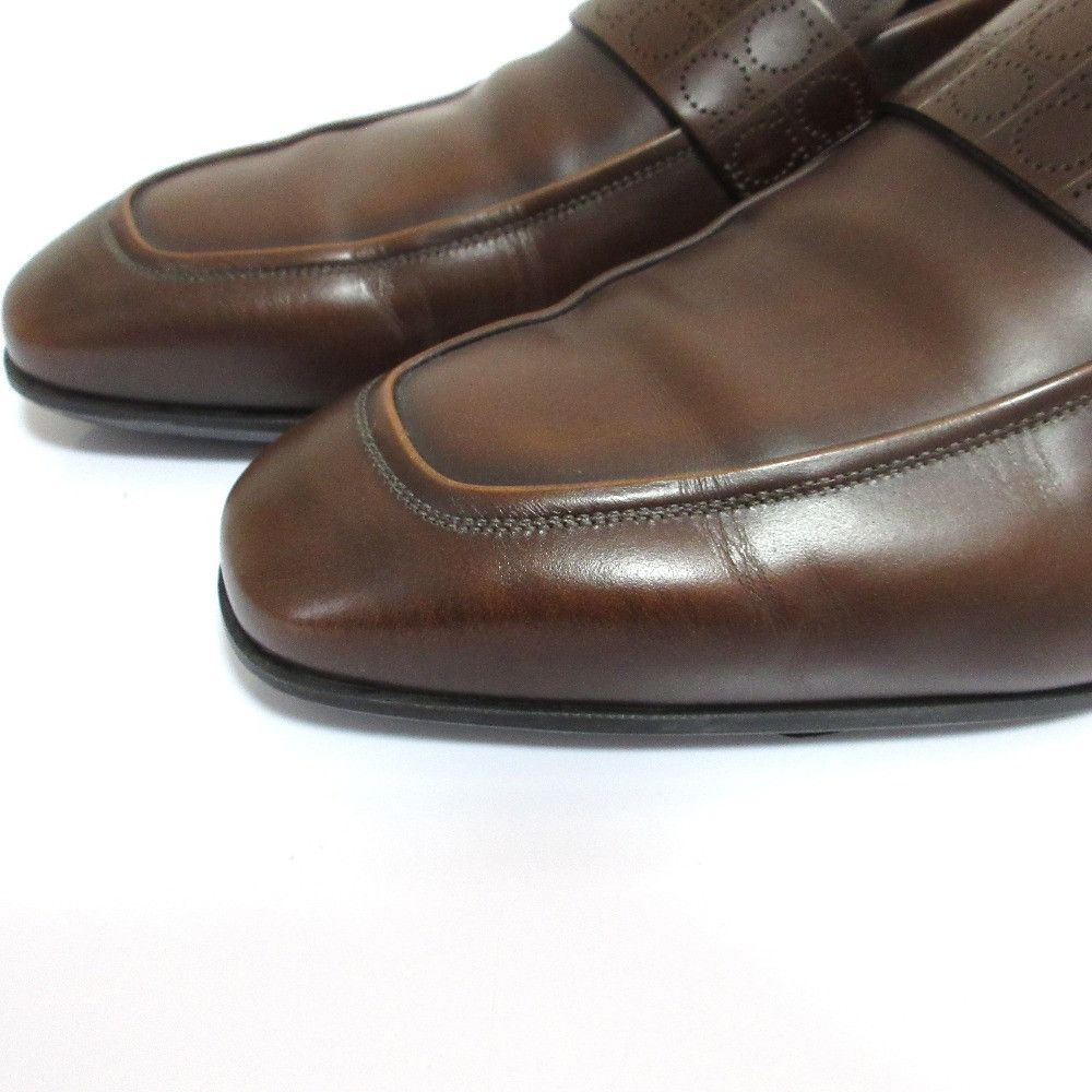 Salvatore Ferragamo Salvatore Ferragamo Salvatore Ferragamo Gancini Embossed Leather Loafers Leather Shoes DUTY FREE for USA Size ONE SIZE - 15 Thumbnail