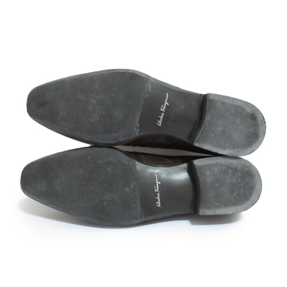 Salvatore Ferragamo Salvatore Ferragamo Salvatore Ferragamo Gancini Embossed Leather Loafers Leather Shoes DUTY FREE for USA Size ONE SIZE - 7 Thumbnail