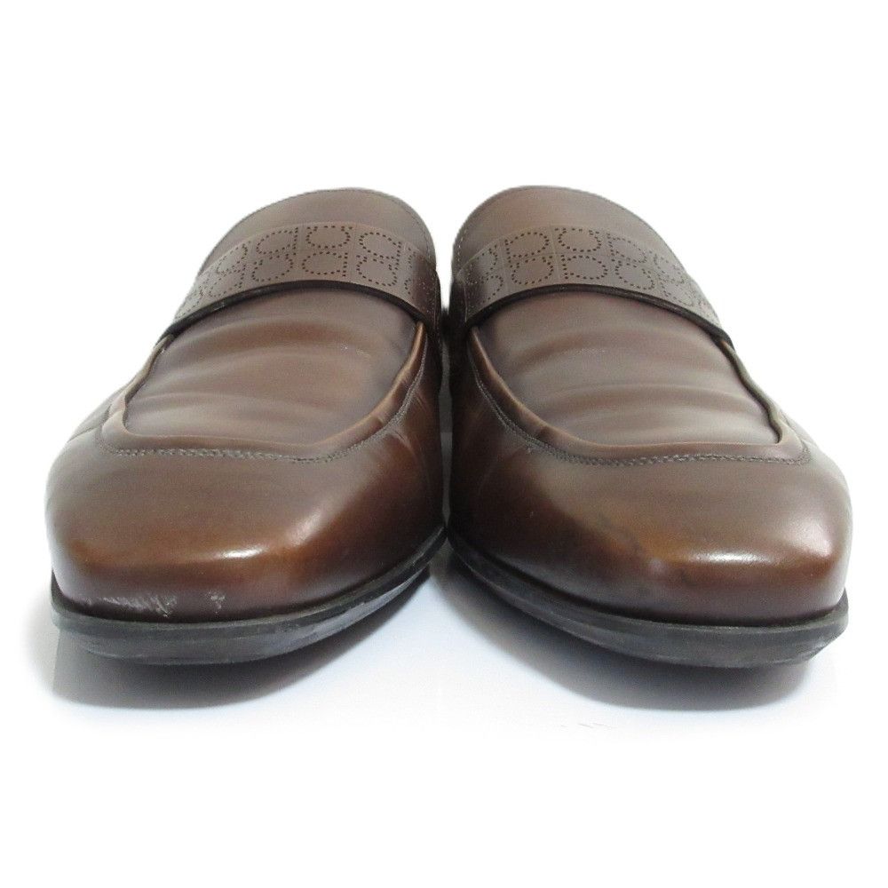 Salvatore Ferragamo Salvatore Ferragamo Salvatore Ferragamo Gancini Embossed Leather Loafers Leather Shoes DUTY FREE for USA Size ONE SIZE - 3 Thumbnail