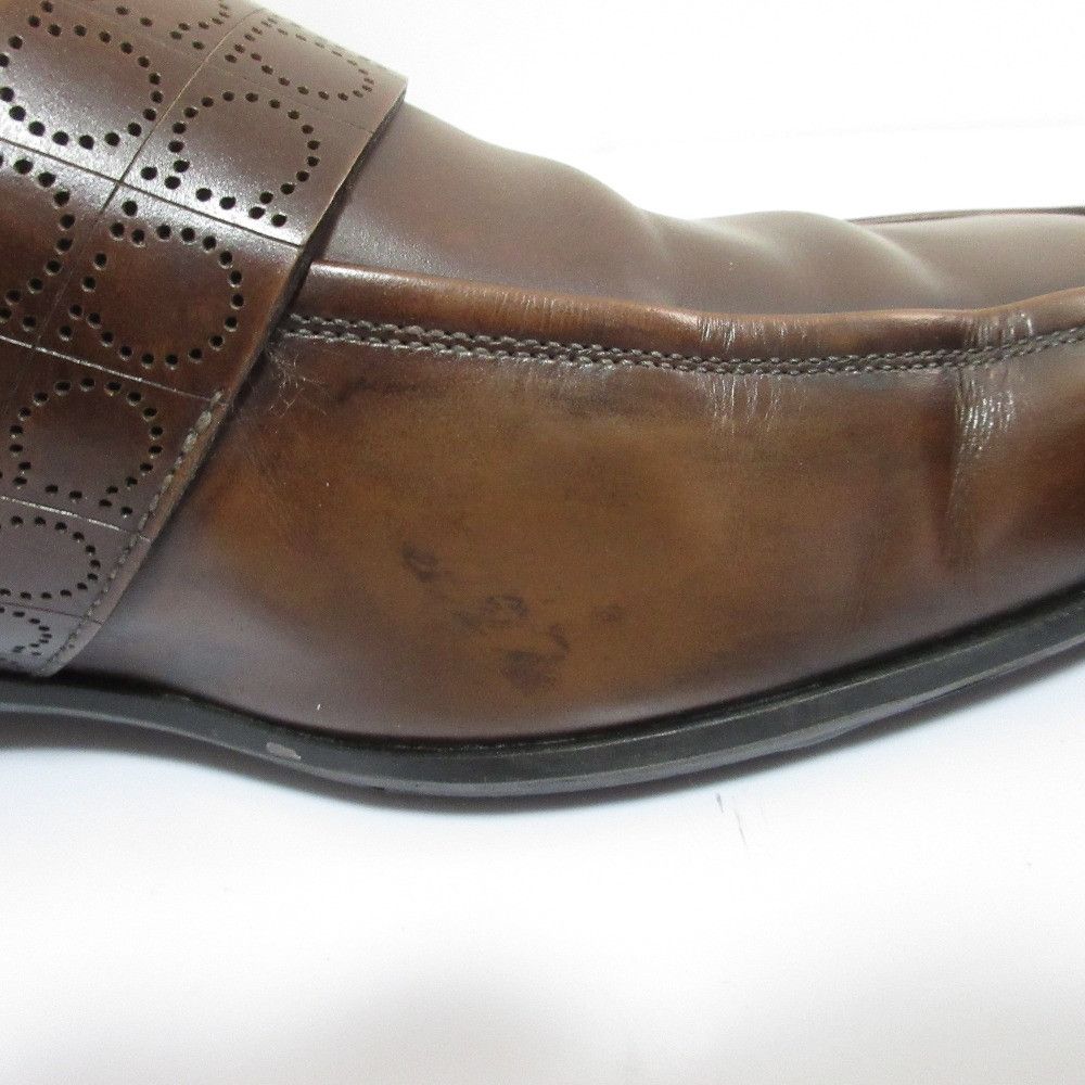 Salvatore Ferragamo Salvatore Ferragamo Salvatore Ferragamo Gancini Embossed Leather Loafers Leather Shoes DUTY FREE for USA Size ONE SIZE - 19 Thumbnail