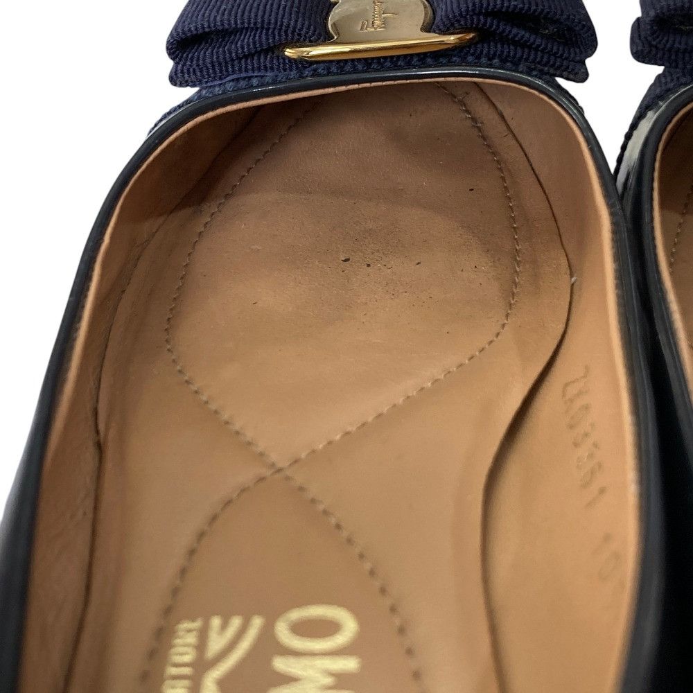 Salvatore Ferragamo Salvatore Ferragamo Salvatore Ferragamo Vara Patent Leather Flats Leather Shoes DUTY FREE for USA Size ONE SIZE - 9 Thumbnail