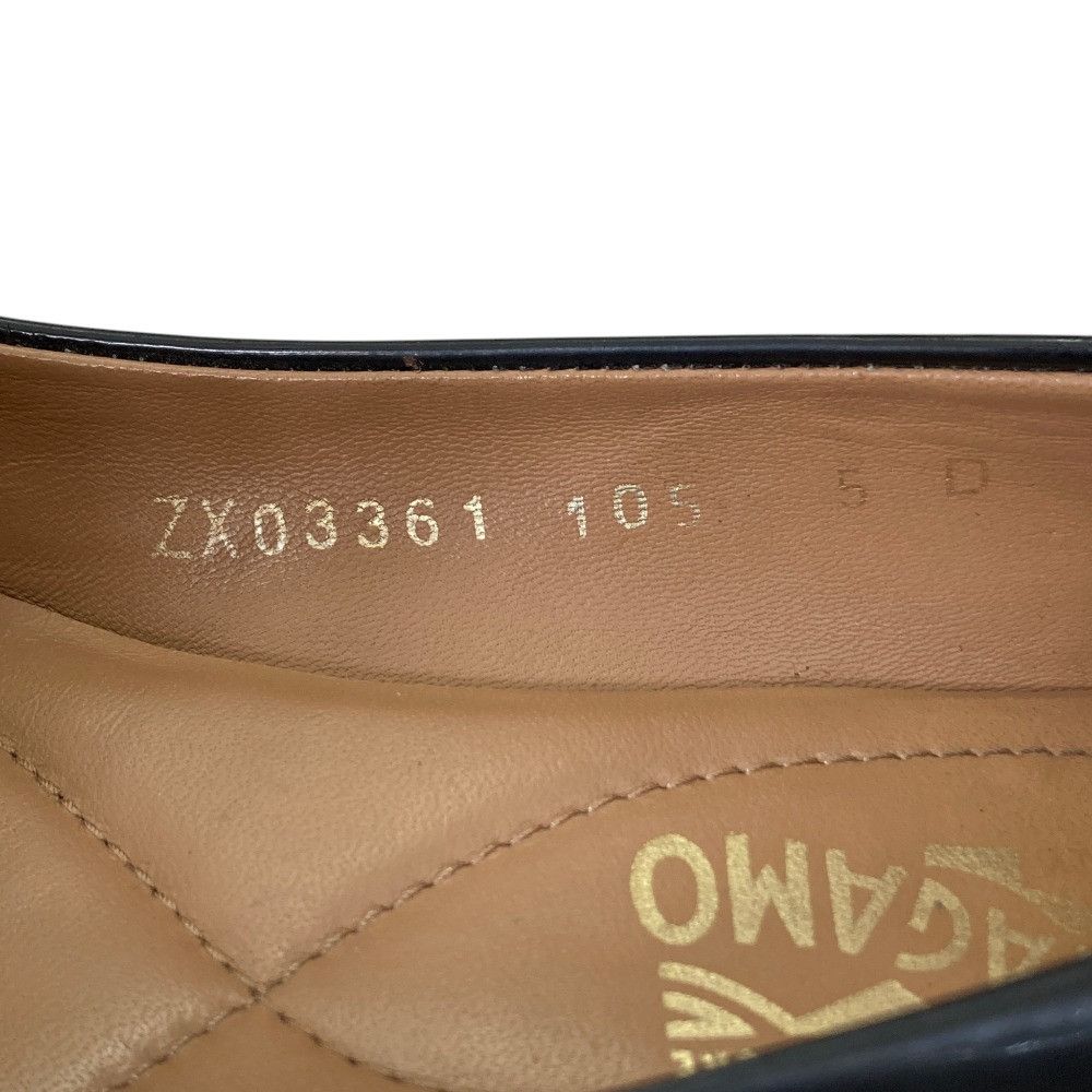 Salvatore Ferragamo Salvatore Ferragamo Salvatore Ferragamo Vara Patent Leather Flats Leather Shoes DUTY FREE for USA Size ONE SIZE - 11 Thumbnail