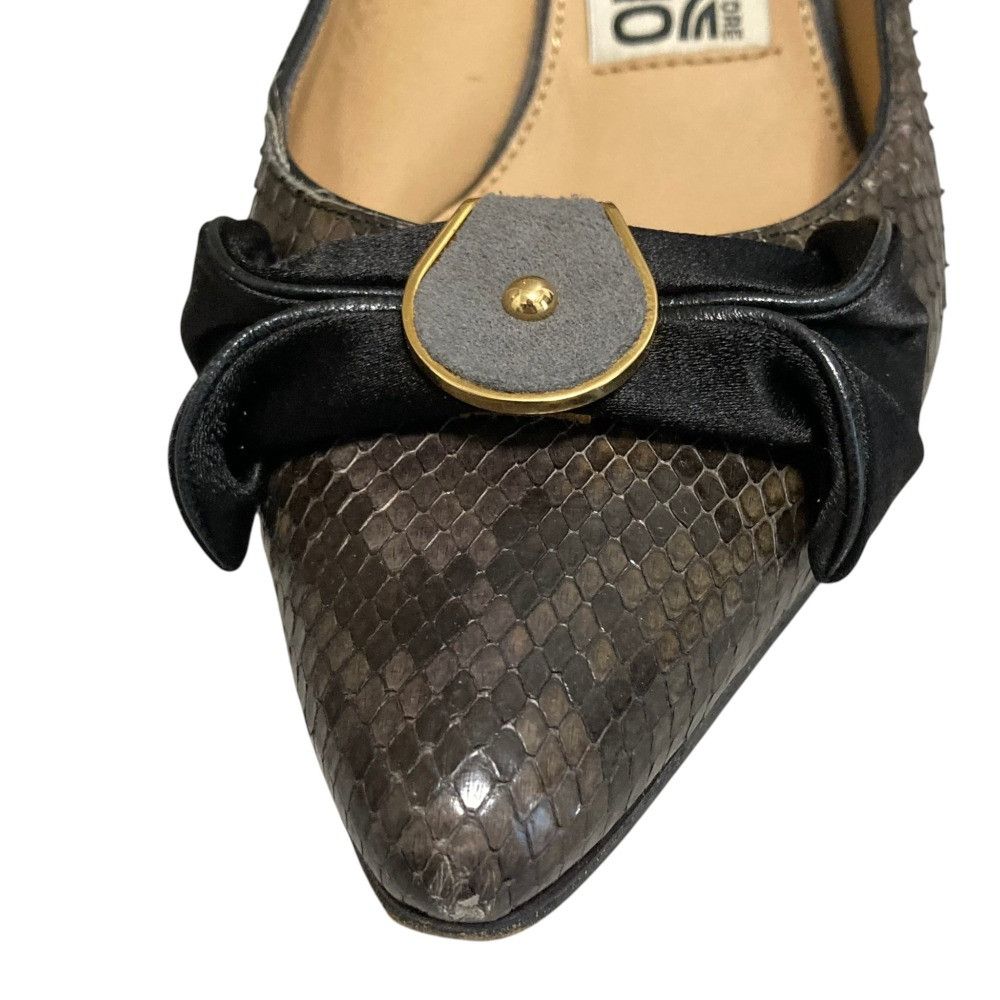 Salvatore Ferragamo Salvatore Ferragamo Salvatore Ferragamo Python Pumps Leather Shoes DUTY FREE for USA Size ONE SIZE - 5 Thumbnail