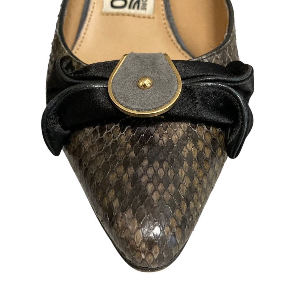 Salvatore Ferragamo Salvatore Ferragamo Salvatore Ferragamo Python Pumps Leather Shoes DUTY FREE for USA Size ONE SIZE - 6 Thumbnail