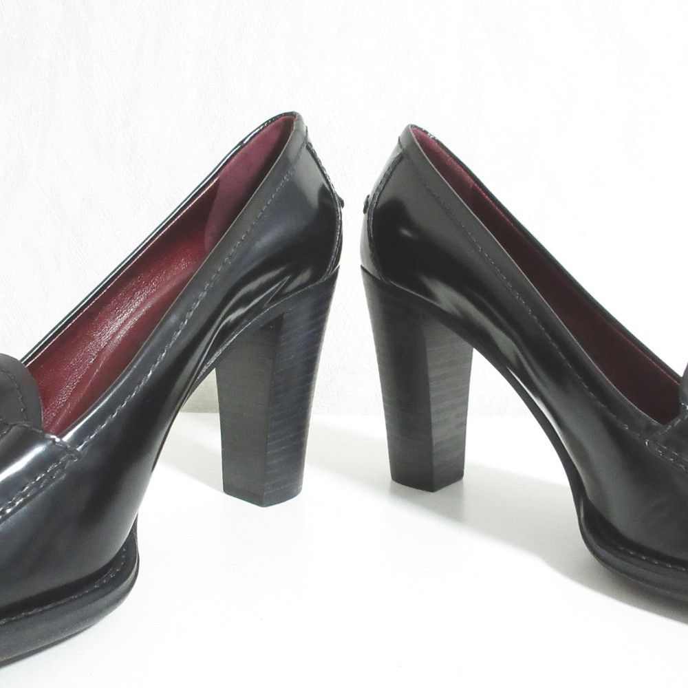 Prada Prada Prada Chunky Heel Loafer Pumps Leather Shoes DUTY FREE for USA Size ONE SIZE - 5 Thumbnail